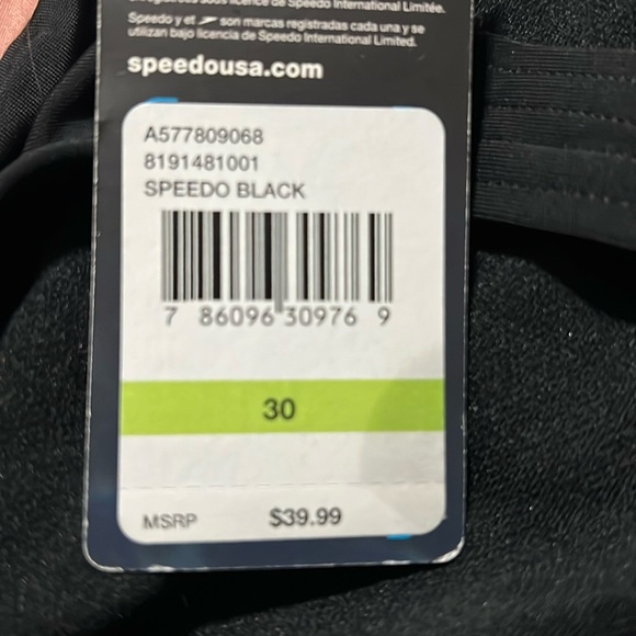 Speedo™ 1pc ProLT Super Adult size 30 Black Small - Picture 9 of 10